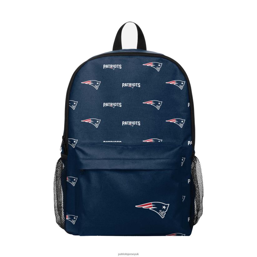 FOCO Repeat Logo Backpack Kids Patriots Jersey Accessories 6B6H8J2927