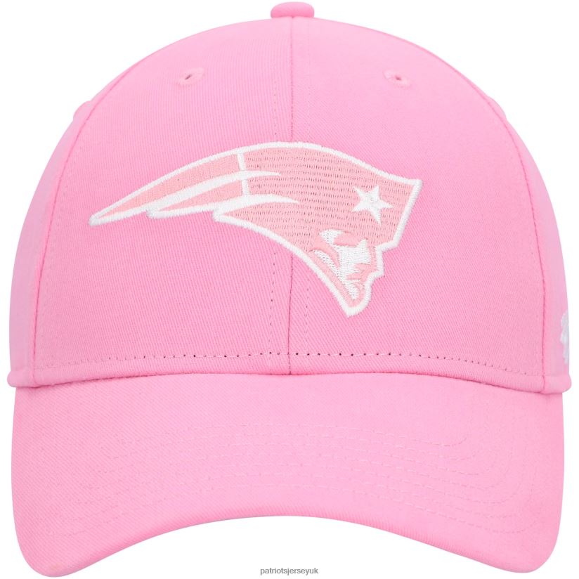 Girls '47 Pink Rose MVP Adjustable Hat Kids Patriots Jersey Accessories 6B6H8J2973