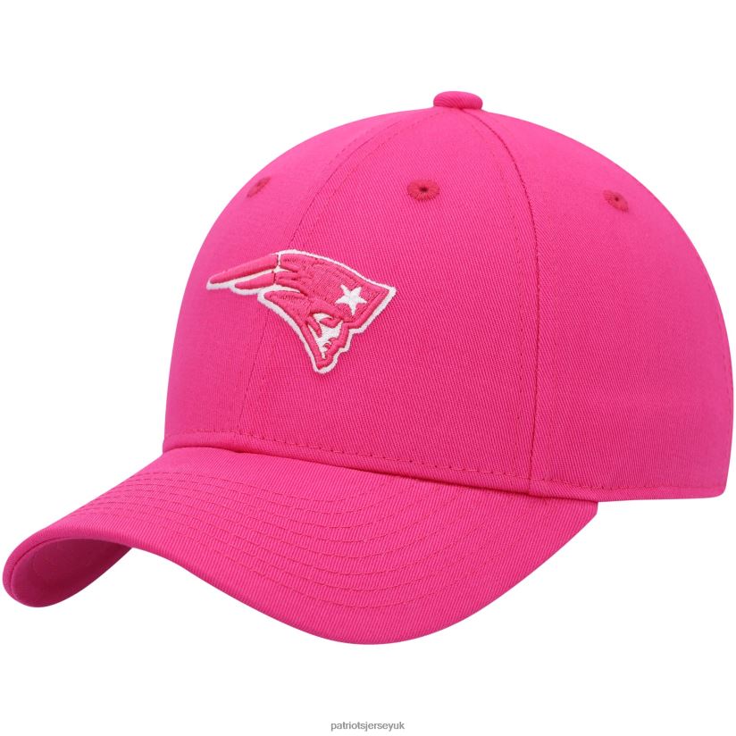 Girls Pink Structured Adjustable Hat Kids Patriots Jersey Accessories 6B6H8J2969