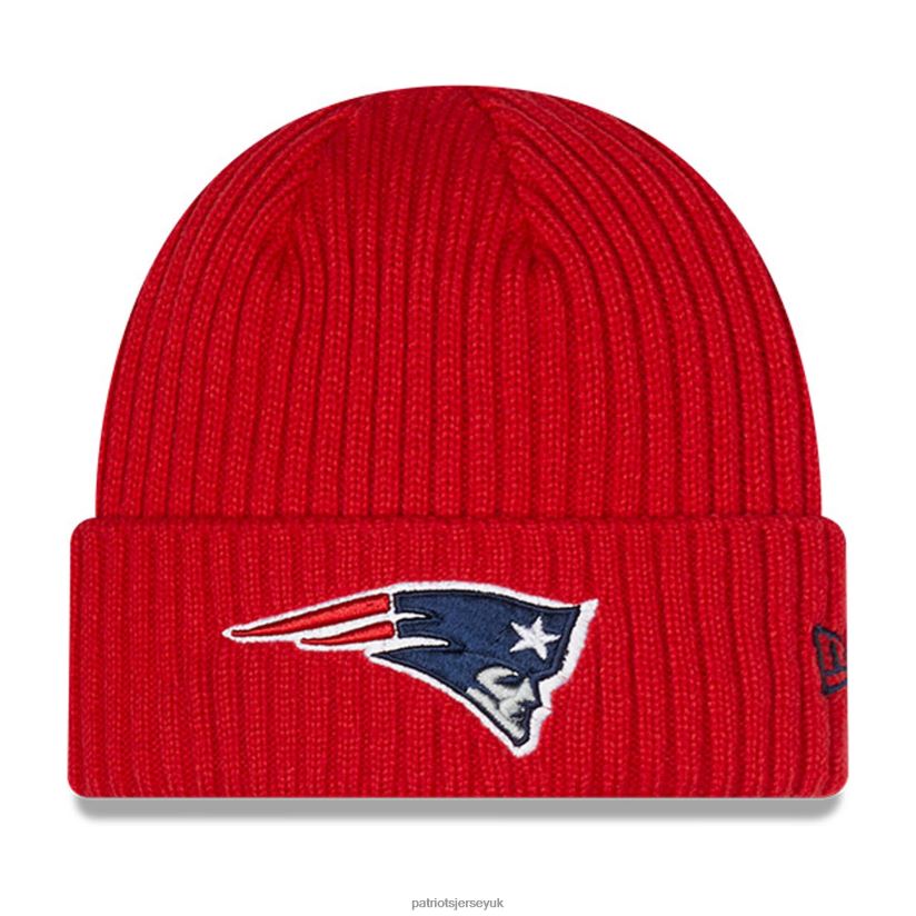 New Era Red Core Classic Cuffed Knit Hat Kids Patriots Jersey Accessories 6B6H8J2986