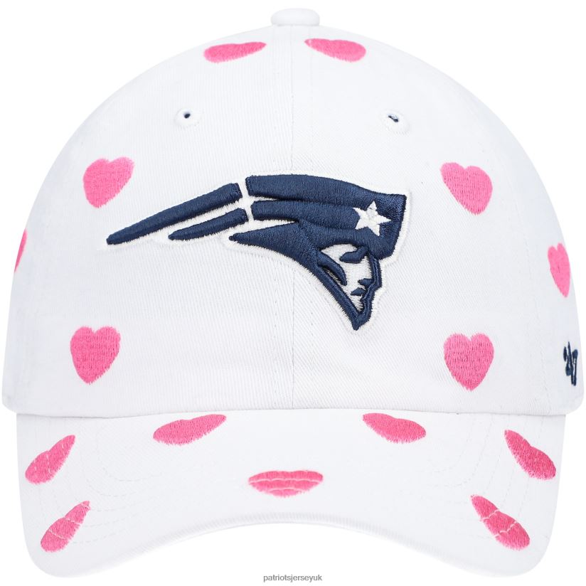 Toddler Girls '47 White Surprise Clean Up Adjustable Hat Kids Patriots Jersey Accessories 6B6H8J2961