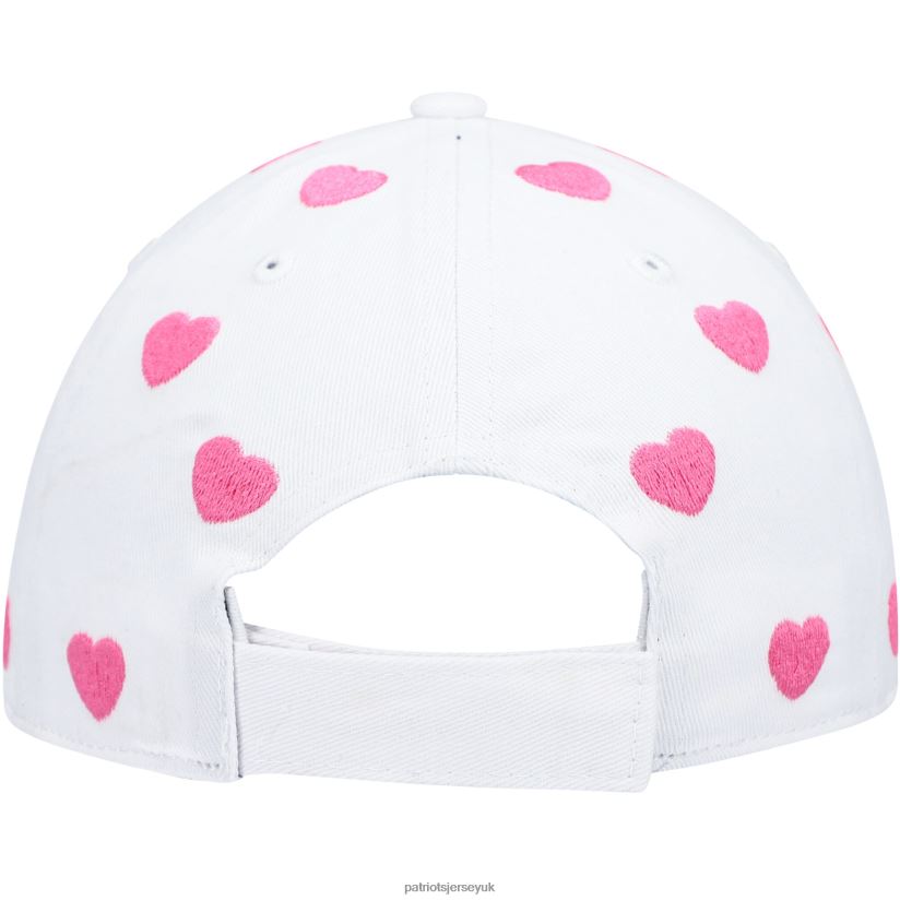 Toddler Girls '47 White Surprise Clean Up Adjustable Hat Kids Patriots Jersey Accessories 6B6H8J2961