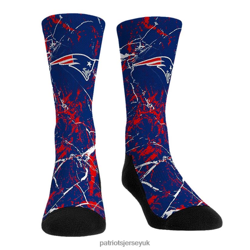 Rock Em Socks 3-Pack Crew Socks Set Kids Patriots Jersey Accessories 6B6H8J2920
