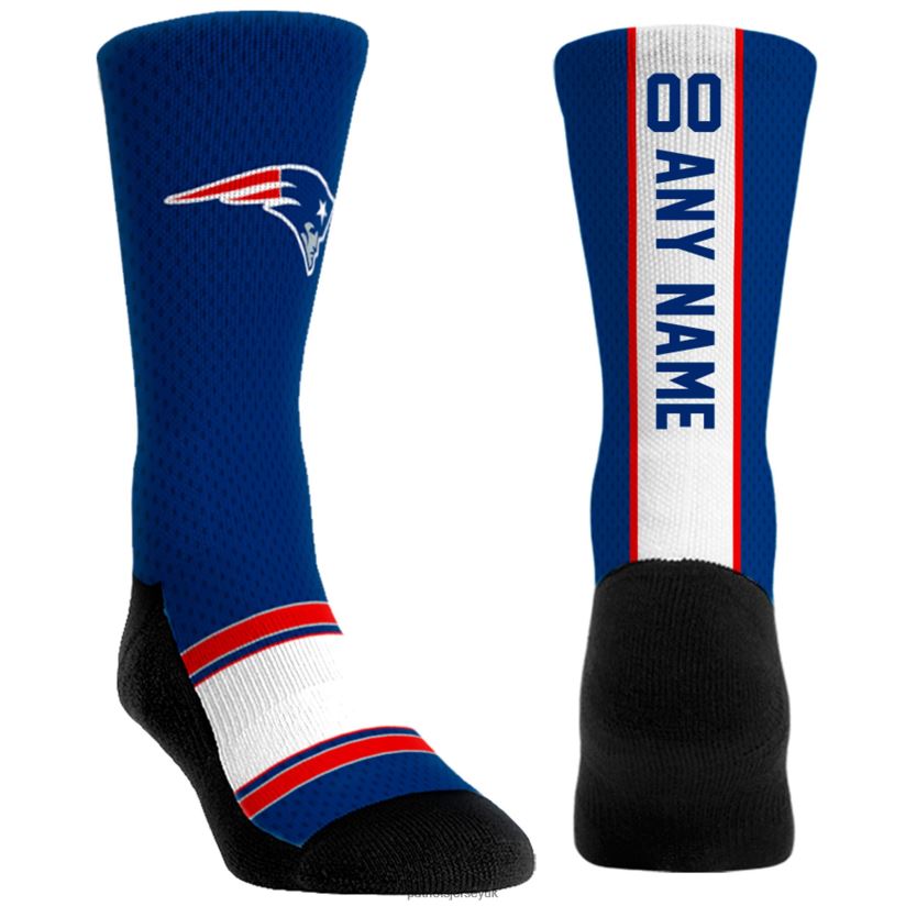 Rock Em Socks Custom Jersey Crew Socks Kids Patriots Jersey Accessories 6B6H8J2907