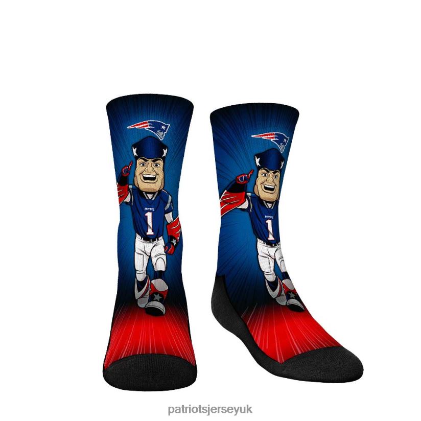 Rock Em Socks Mascot Pump Up Crew Socks Kids Patriots Jersey Accessories 6B6H8J2917