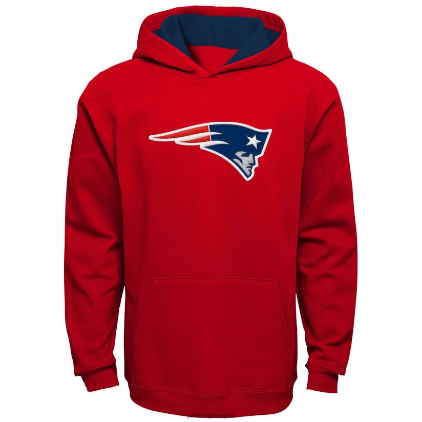 Red Fan Gear Prime Pullover Hoodie Kids Patriots Jersey Clothing 6B6H8J3018