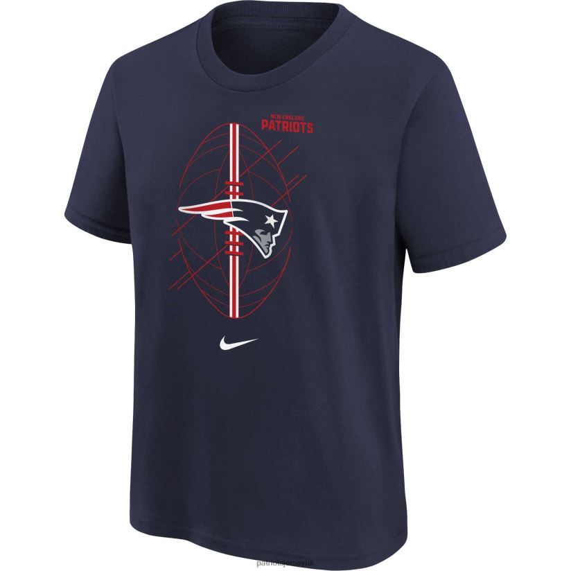Nike Navy Icon T-Shirt Kids Patriots Jersey Clothing 6B6H8J3099
