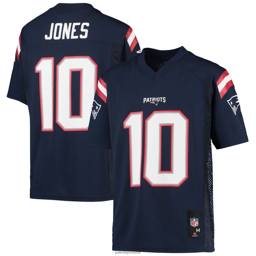 Mac Jones Navy Replica Player Jersey Kids Patriots Jersey Clothing 6B6H8J3057