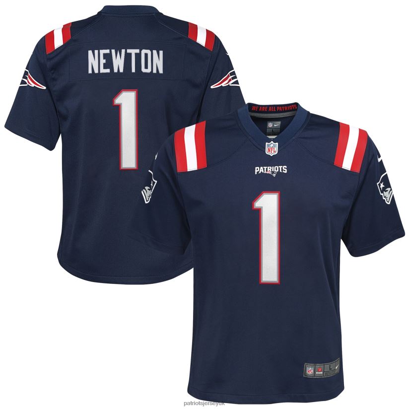 Nike Cam Newton Navy Game Jersey Kids Patriots Jersey Clothing 6B6H8J3053