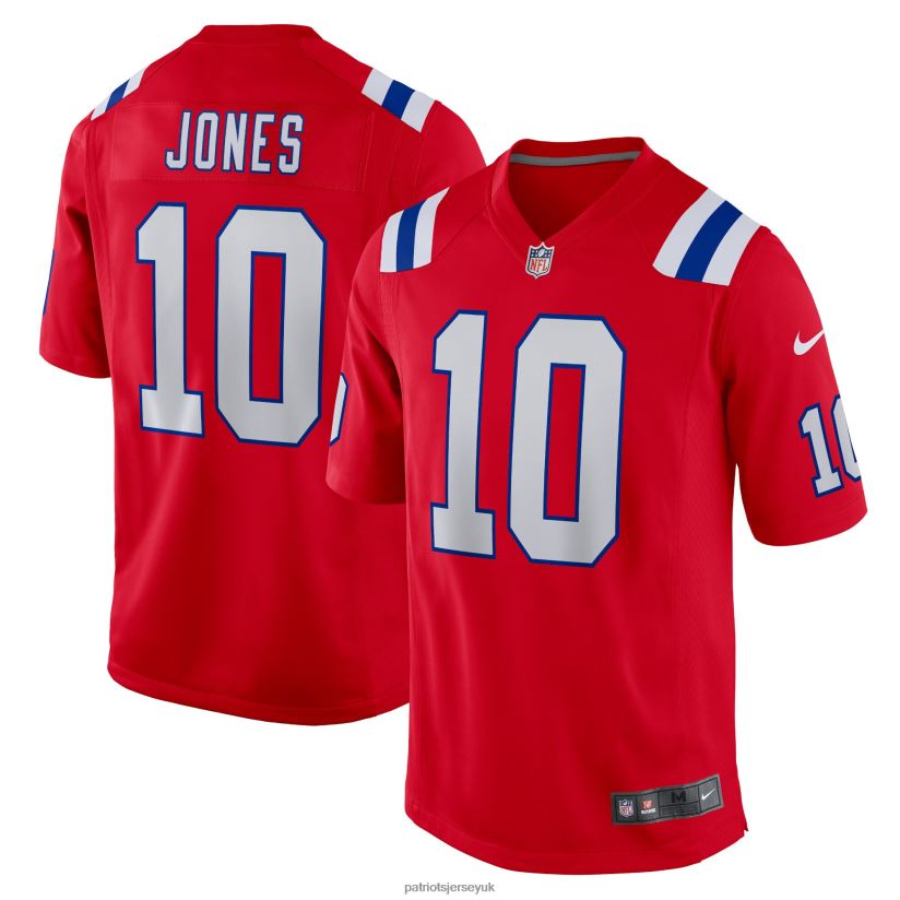 Nike Mac Jones Red Game Jersey Kids Patriots Jersey Clothing 6B6H8J3051