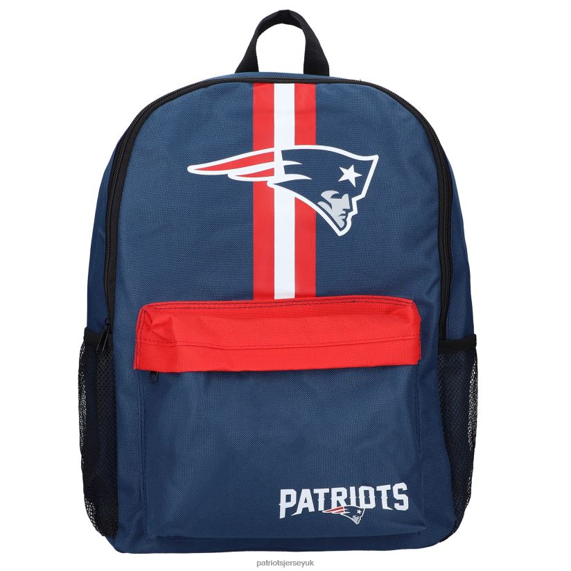 FOCO 2021 Team Stripe Backpack Men Patriots Jersey Accessories 6B6H8J92