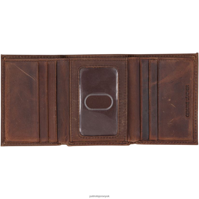 Leather Team Tri-Fold Wallet Men Patriots Jersey Accessories 6B6H8J1