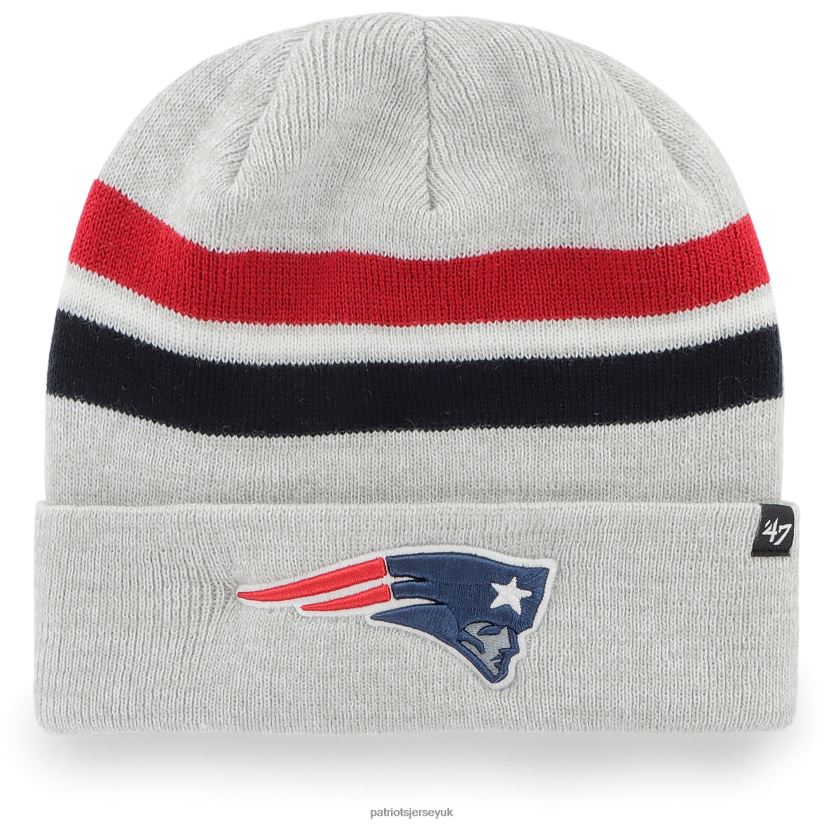 47 Gray Monhegan Cuffed Knit Hat Men Patriots Jersey Accessories 6B6H8J433