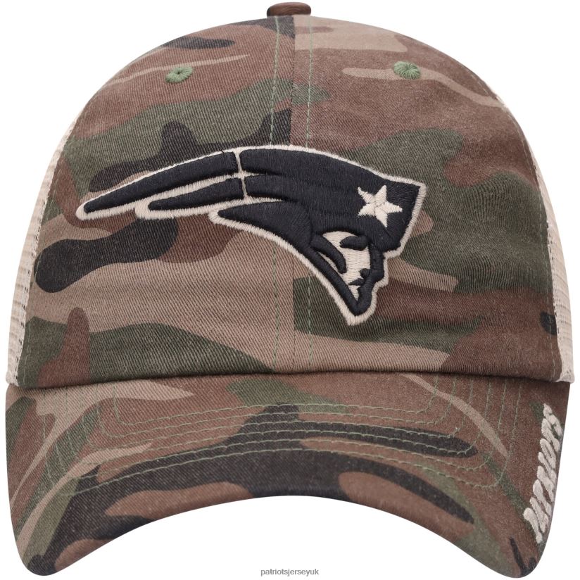 Camo/Natural Conceal Snapback Hat Men Patriots Jersey Accessories 6B6H8J398