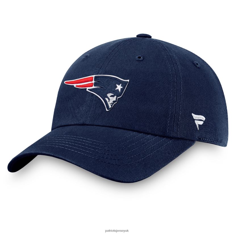 Fanatics Branded Navy Fundamental Adjustable Hat Men Patriots Jersey Accessories 6B6H8J151