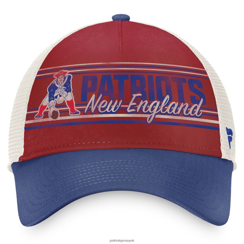 Fanatics Branded Red/Royal True Classic Retro Trucker Snapback Hat Men Patriots Jersey Accessories 6B6H8J325