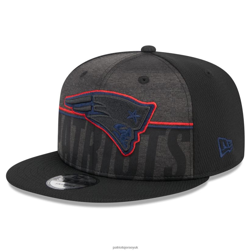 New Era Black 2023 NFL Training Camp Team Colorway 9FIFTY Snapback Hat Men Patriots Jersey Accessories 6B6H8J188