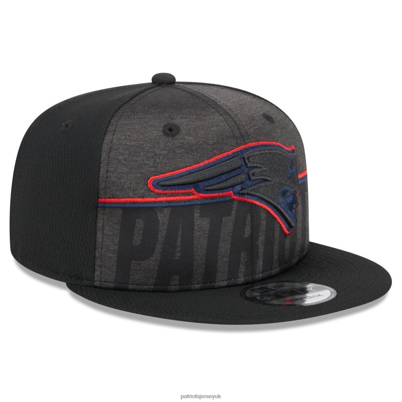 New Era Black 2023 NFL Training Camp Team Colorway 9FIFTY Snapback Hat Men Patriots Jersey Accessories 6B6H8J188