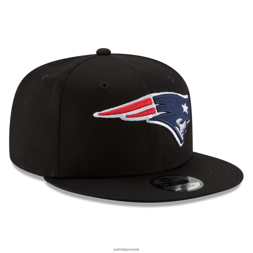 New Era Black Basic 9FIFTY Adjustable Snapback Hat Men Patriots Jersey Accessories 6B6H8J195