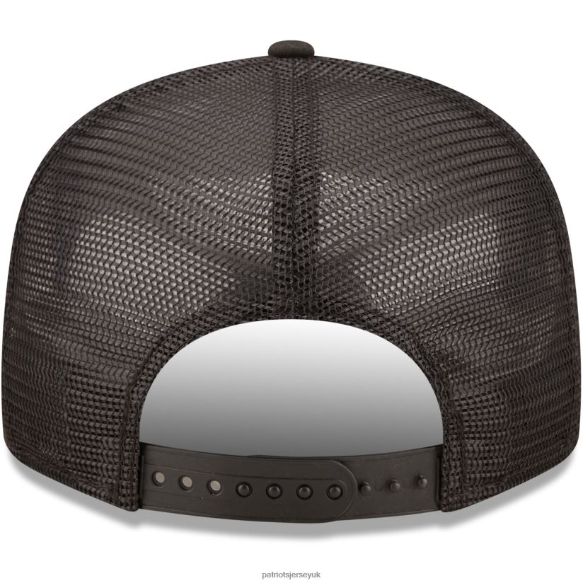 New Era Black Classic 9FIFTY Trucker Snapback Hat Men Patriots Jersey Accessories 6B6H8J222