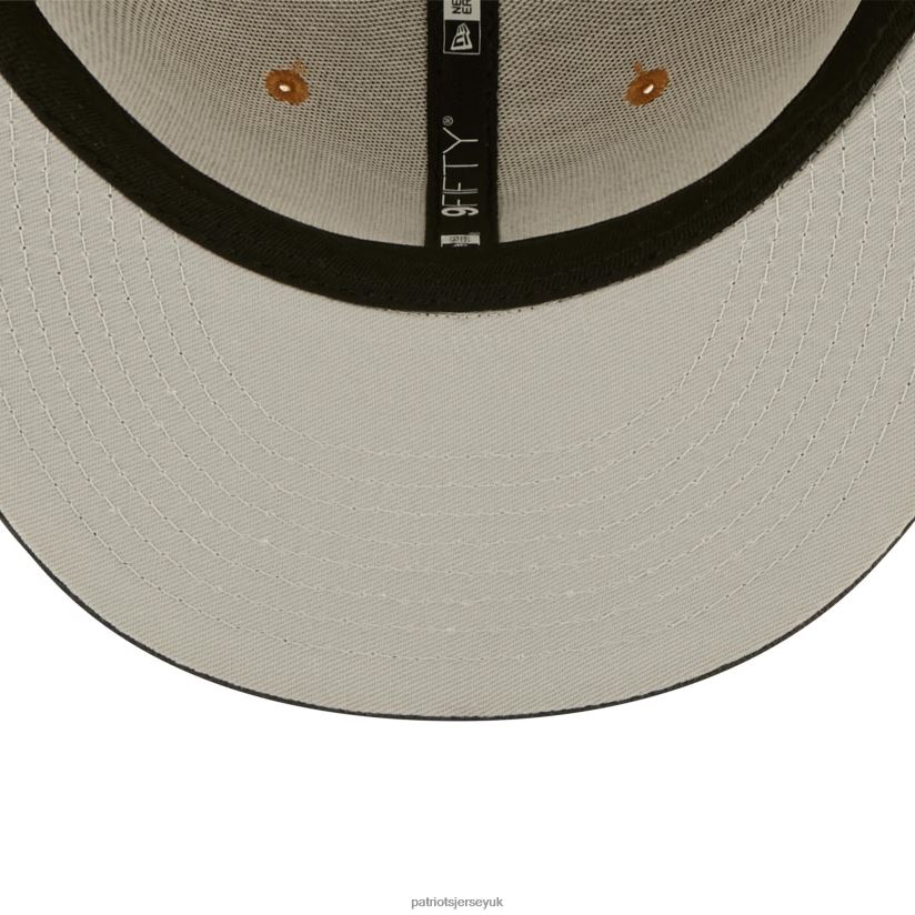 New Era Bronze/Graphite Color Pack Two-Tone 9FIFTY Snapback Hat Men Patriots Jersey Accessories 6B6H8J209