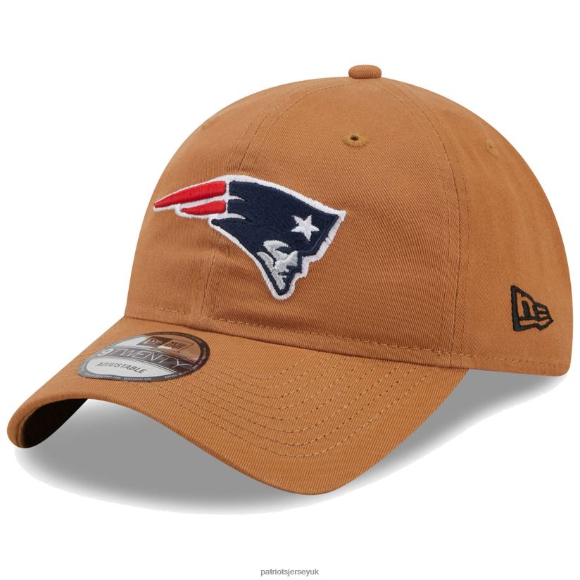 New Era Brown Core Classic 2.0 9TWENTY Adjustable Hat Men Patriots Jersey Accessories 6B6H8J203