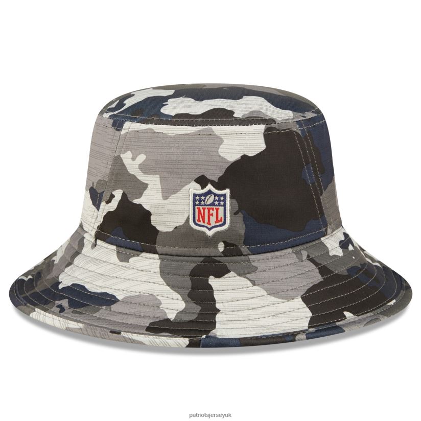 New Era Camo 2022 NFL Training Camp Official Bucket Hat Men Patriots Jersey Accessories 6B6H8J199