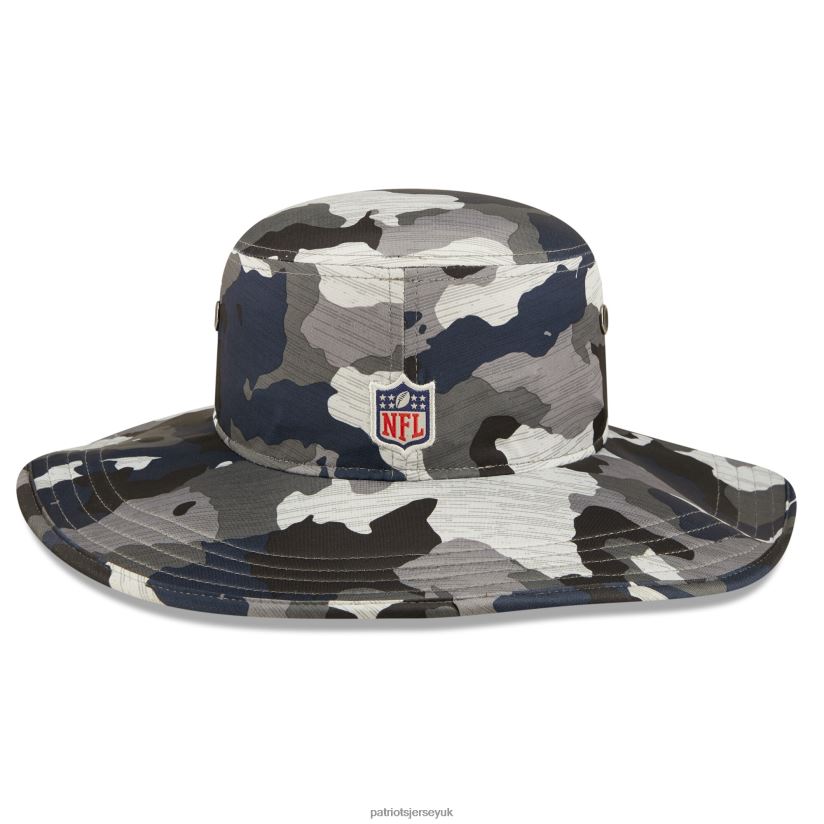 New Era Camo 2022 NFL Training Camp Official Panama Bucket Hat Men Patriots Jersey Accessories 6B6H8J130