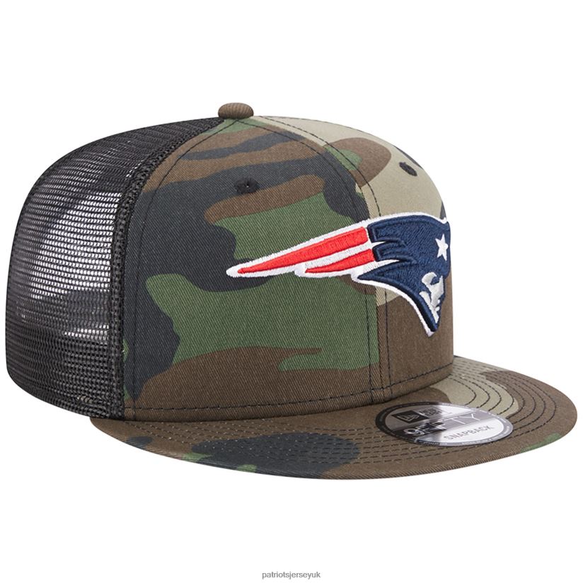 New Era Camo Classic Trucker 9FIFTY Snapback Hat Men Patriots Jersey Accessories 6B6H8J243