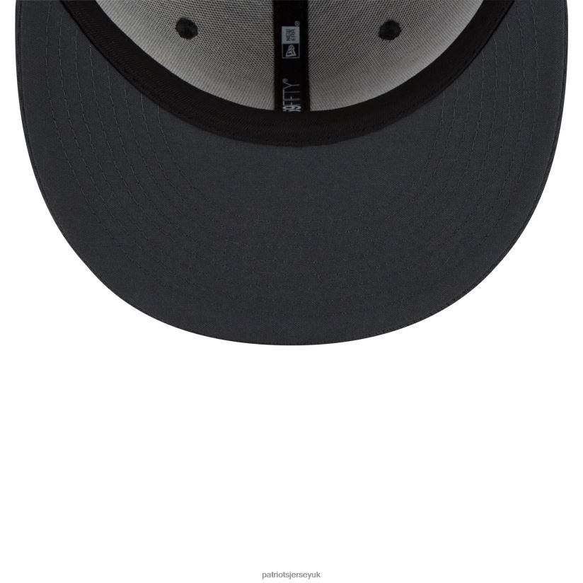 New Era Charcoal 2021 NFL Crucial Catch 59FIFTY Fitted Hat Men Patriots Jersey Accessories 6B6H8J282