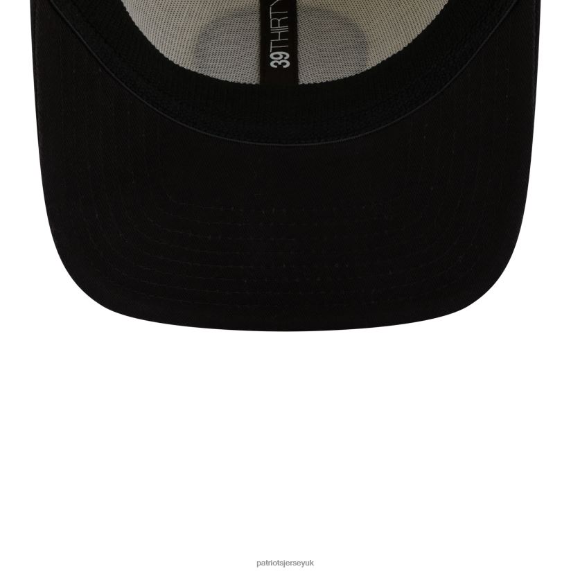 New Era Cream/Black 2022 Inspire Change 39THIRTY Flex Hat Men Patriots Jersey Accessories 6B6H8J303