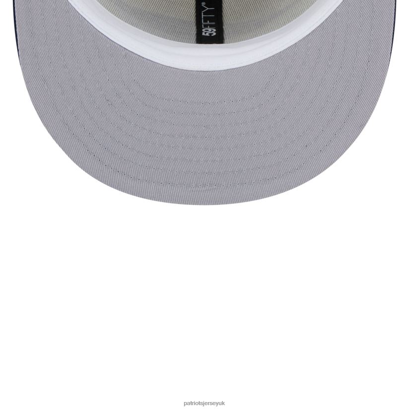 New Era Cream Retro 59FIFTY Fitted Hat Men Patriots Jersey Accessories 6B6H8J187