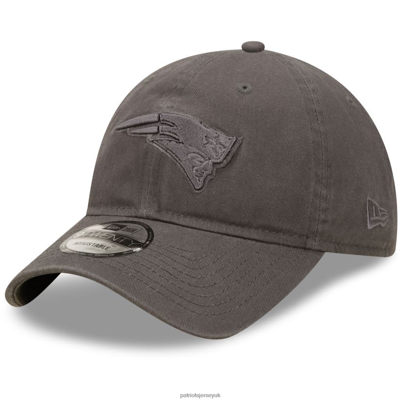 New Era Graphite Core Classic 2.0 Tonal 9TWENTY Adjustable Hat Men Patriots Jersey Accessories 6B6H8J166