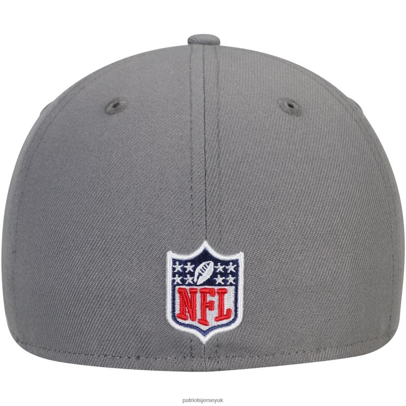 New Era Graphite Storm 59FIFTY Fitted Hat Men Patriots Jersey Accessories 6B6H8J283
