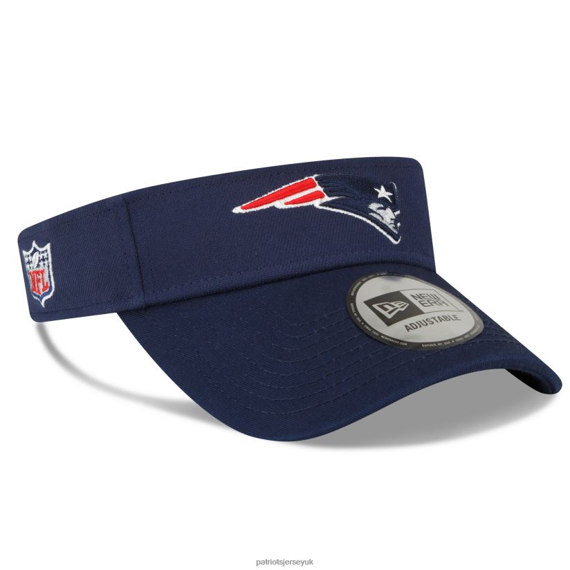 New Era Navy 2022 Sideline Adjustable Visor Men Patriots Jersey Accessories 6B6H8J171