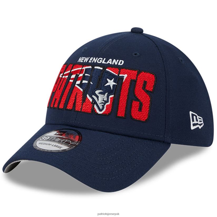 New Era Navy 2023 NFL Draft 39THIRTY Flex Hat Men Patriots Jersey Accessories 6B6H8J156