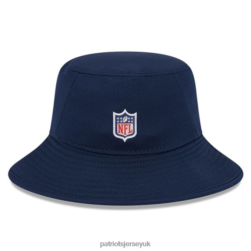 New Era Navy 2023 NFL Training Camp Stretch Bucket Hat Men Patriots Jersey Accessories 6B6H8J237
