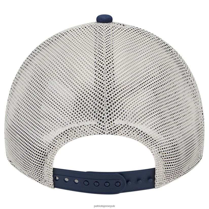 New Era Navy Property Trucker 9TWENTY Snapback Hat Men Patriots Jersey Accessories 6B6H8J319