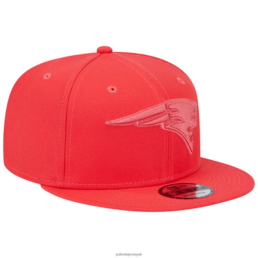 New Era Red Color Pack Brights 9FIFTY Snapback Hat Men Patriots Jersey Accessories 6B6H8J251