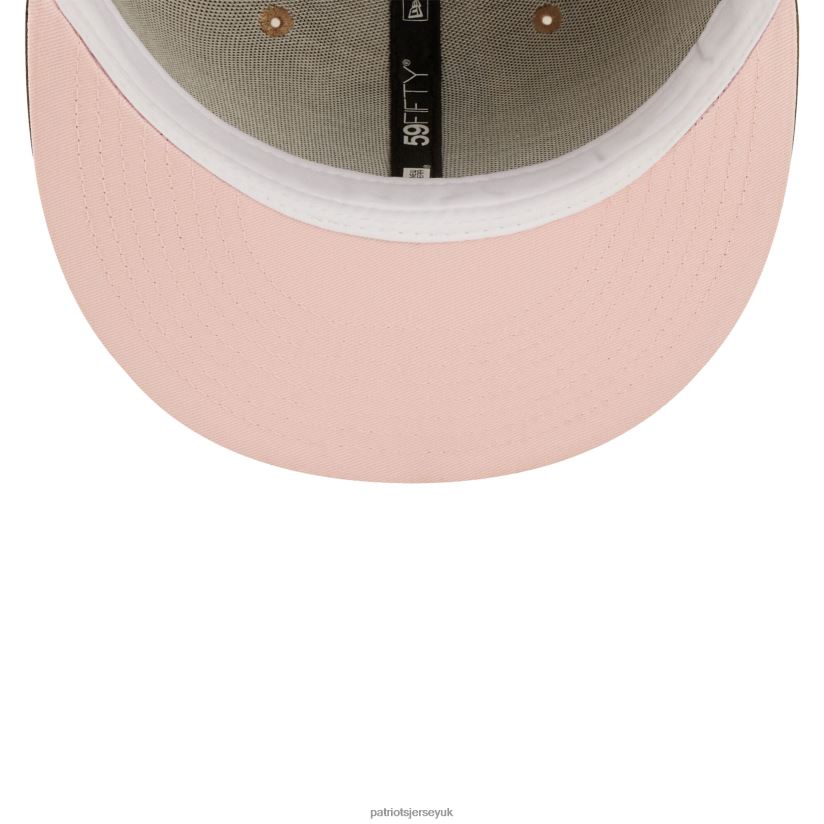 New Era Tan/Olive Super Bowl XXXI Saguaro 59FIFTY Fitted Hat Men Patriots Jersey Accessories 6B6H8J305