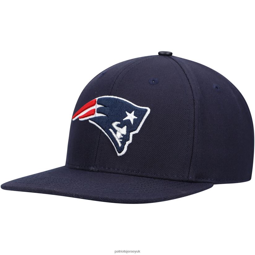 Pro Standard Navy Logo Snapback Hat Men Patriots Jersey Accessories 6B6H8J414