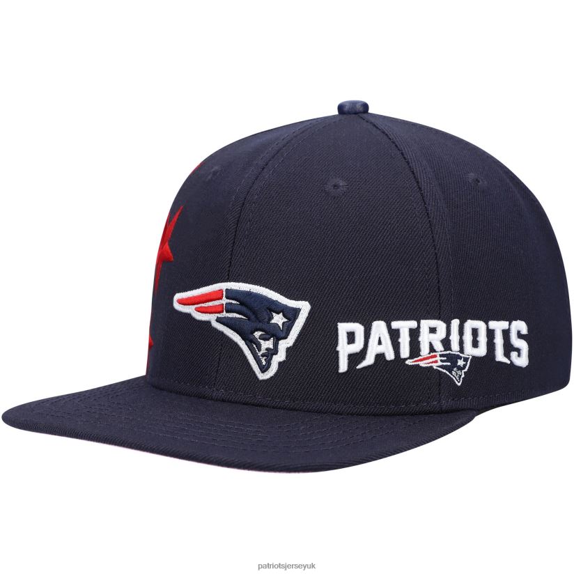 Pro Standard Navy Stars Snapback Hat Men Patriots Jersey Accessories 6B6H8J407