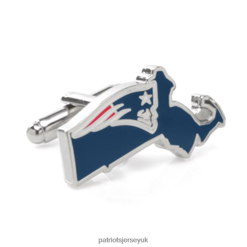 Team State Shaped Cufflinks Men Patriots Jersey Accessories 6B6H8J69