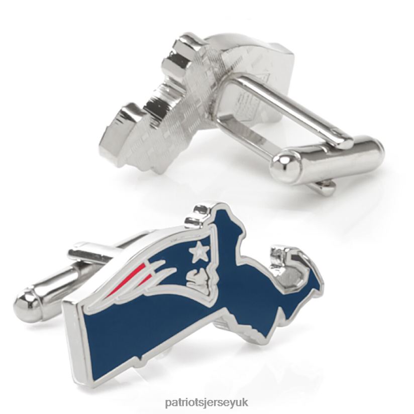 Team State Shaped Cufflinks Men Patriots Jersey Accessories 6B6H8J69