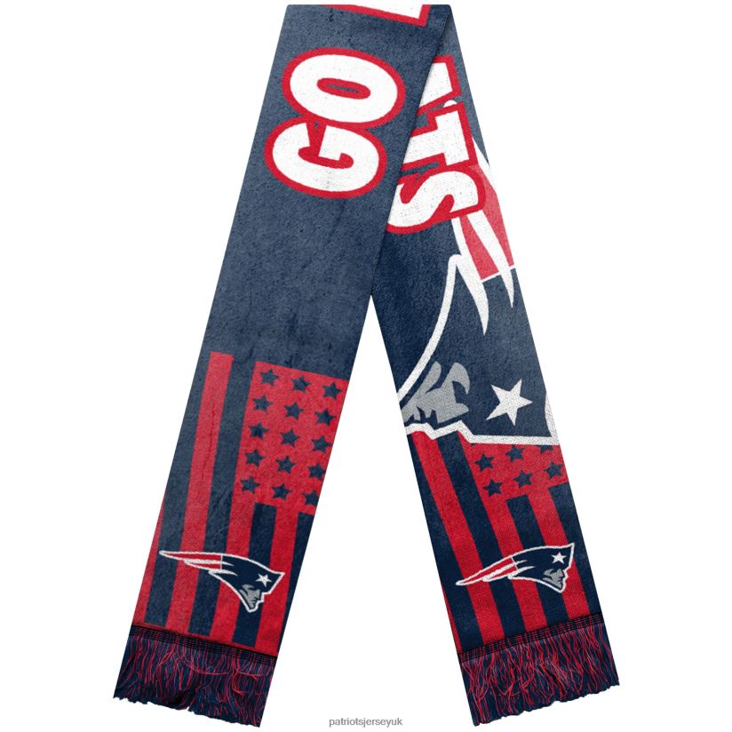 FOCO Thematic Slogan Scarf Men Patriots Jersey Accessories 6B6H8J54