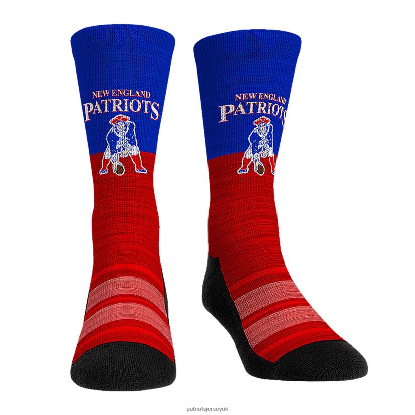 Unisex Rock Em Socks Throwback Three-Pack Crew Sock Set Men Patriots Jersey Accessories 6B6H8J63