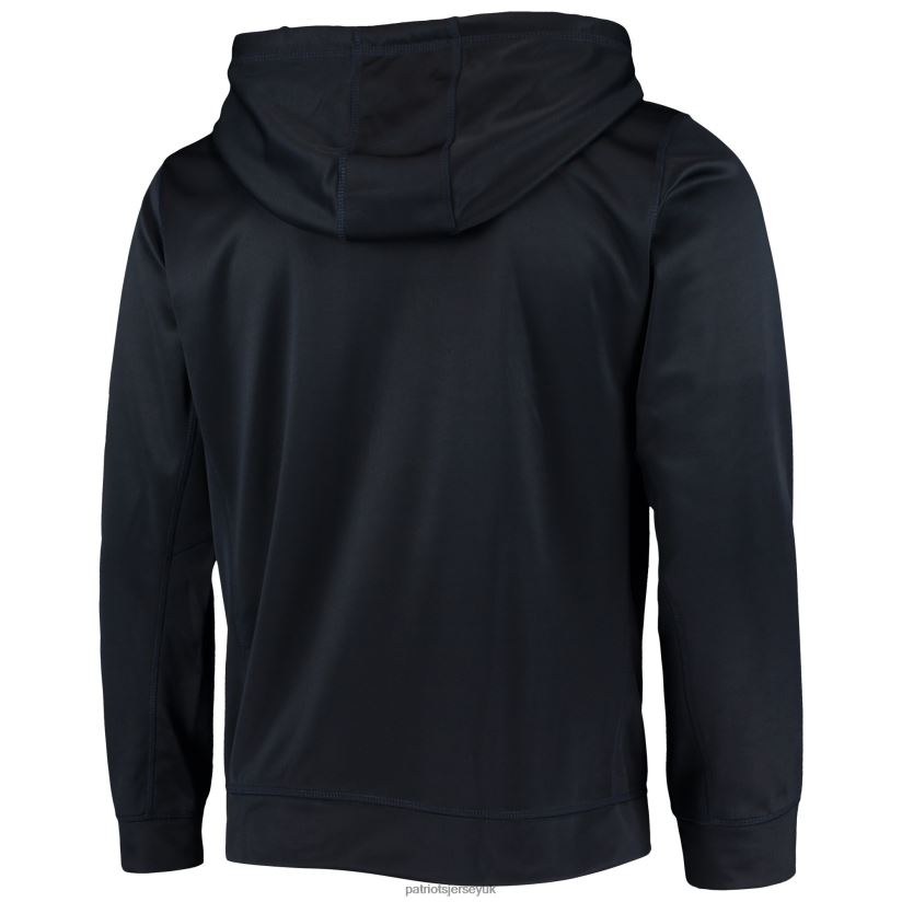 Dunbrooke Navy Trophy Fleece Full-Zip Hoodie Men Patriots Jersey Clothing 6B6H8J674