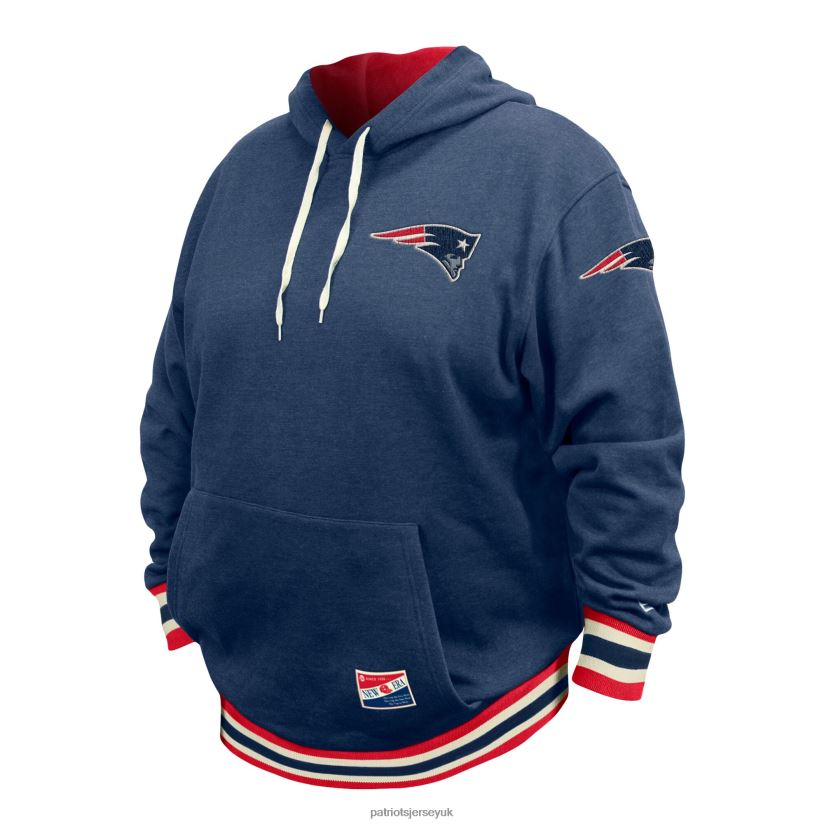 New Era Navy Big & Tall NFL Pullover Hoodie Men Patriots Jersey Clothing 6B6H8J581