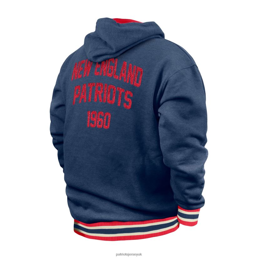 New Era Navy Big & Tall NFL Pullover Hoodie Men Patriots Jersey Clothing 6B6H8J581