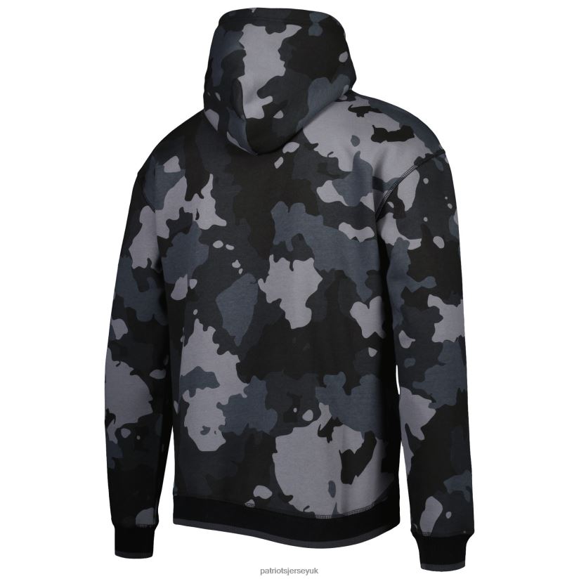 The Wild Collective Black Camo Pullover Hoodie Men Patriots Jersey Clothing 6B6H8J600
